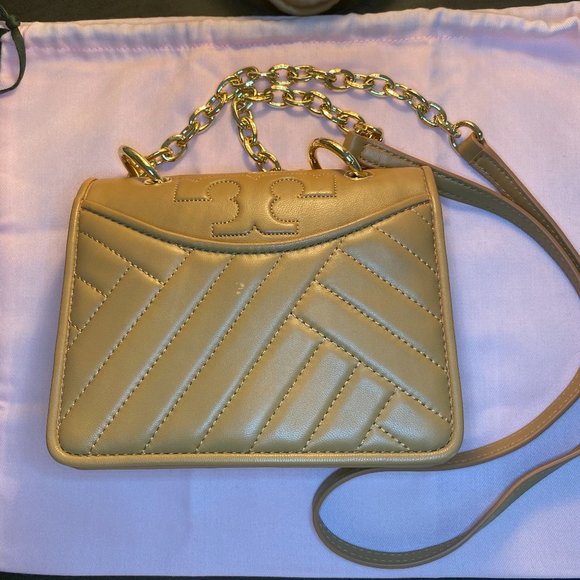 Tory Burch Alexa Vachetta Mini Shoulder Bag ✨NWOT✨ - Picture 2 of 13